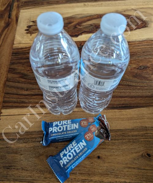 Winter essential: Water and high-calorie food